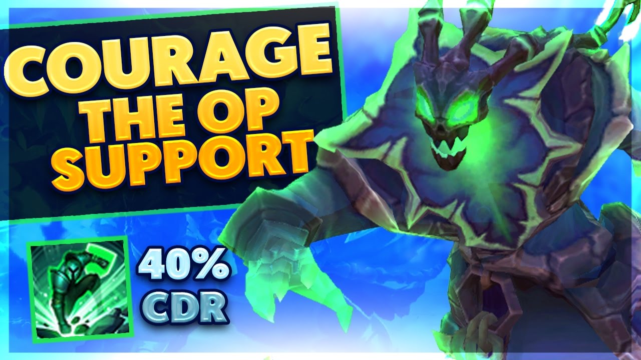 BARON TRIPLE KILL | COURAGE OF THE COLOSSUS IS WAY TOO OP | 40% CDR THRESH SUPPORT | BunnyFuFuu