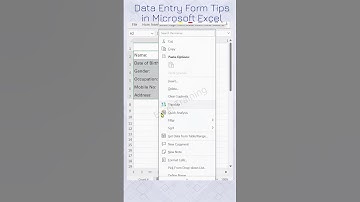 Tips voor gegevensverzamelingsformulieren in Excel