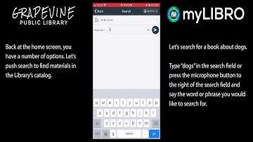 Grapevine Public Library - myLIBRO Library App Tutorial