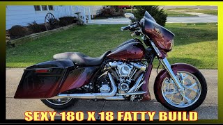 Love That 180 X 18 Fat Front Tire 2022 Harley Street Glide Bagger