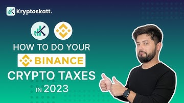 How to quickly do your BINANCE TAXES in 2023 using Kryptos