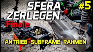 Piaggio Sfera NSL zerlegen: Der Rahmen ist BLANK! 🛠️💥 (Teil 5 - Finale) #Piaggio #Sfera #Roller