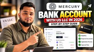 How to Open a Mercury Bank Account with US LLC in 2026 | Step by Step Guide