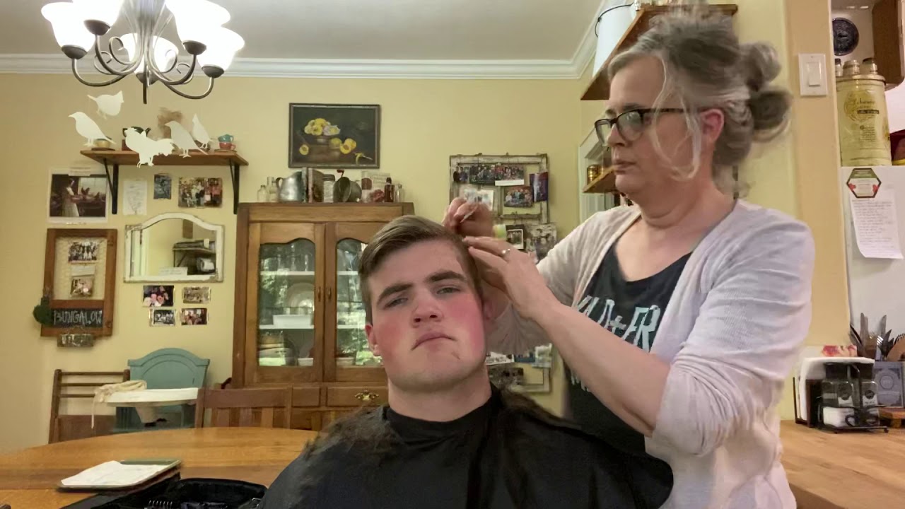 I get a haircut while I stare at you 2