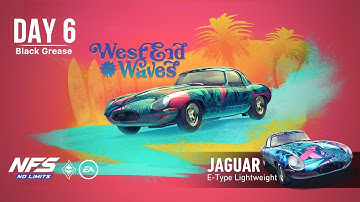 Need For Speed: No Limits | Jaguar E-Type Lightweight (West End Waves - Day 6 | Black Grease)