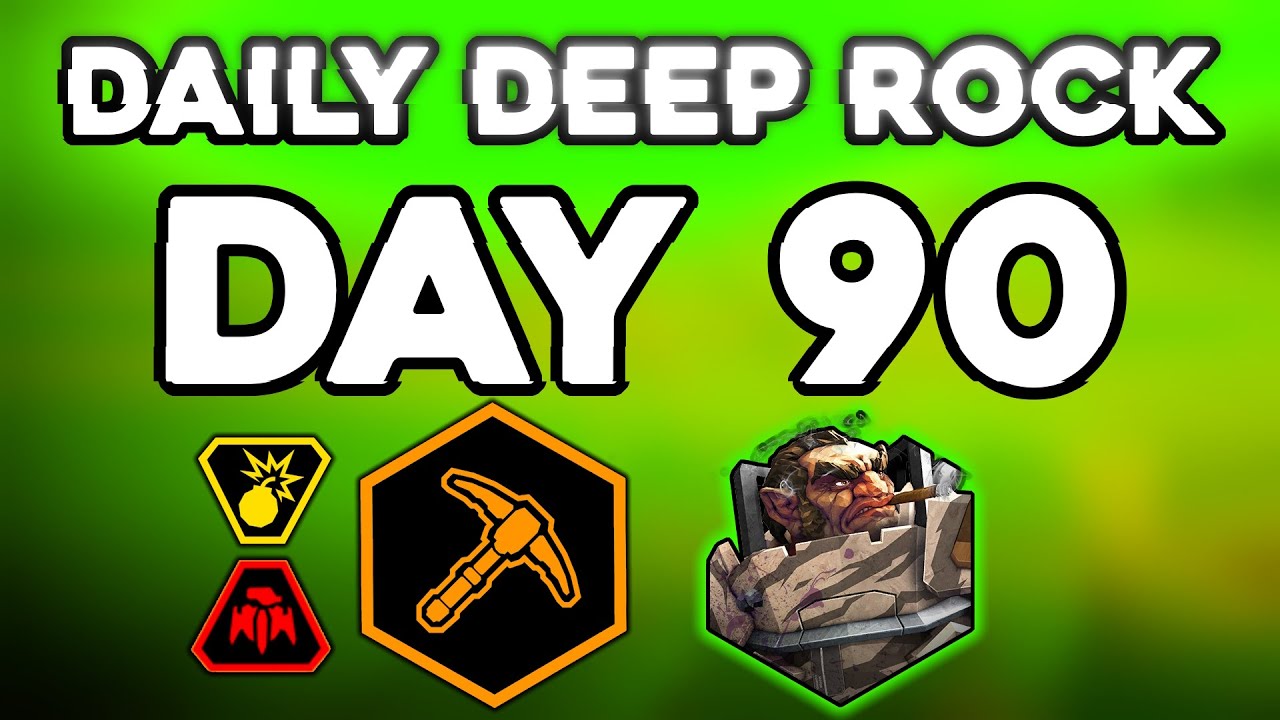Daily Deep Rock - Day 90 / Gunner / Mining Expedition / Glacial Strata