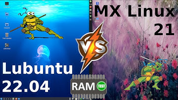 Lubuntu 22.04 vs MX Linux 21: RAM Usage