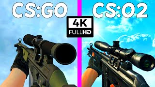 CS:GO vs. CS:O2 - Weapons Comparison