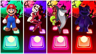 Super Mario vs Hazbin Hotel vs Zig and Sharko vs Catnap🎶Who Will Win👑