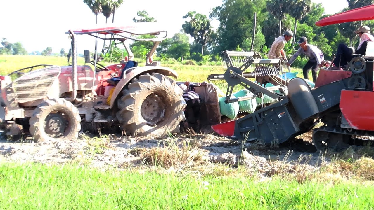Tractor stuck in mud, Best of stuck tractor, deep mud and tractor ...