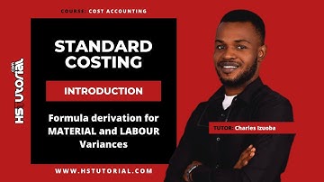 Intro To Standard Costing