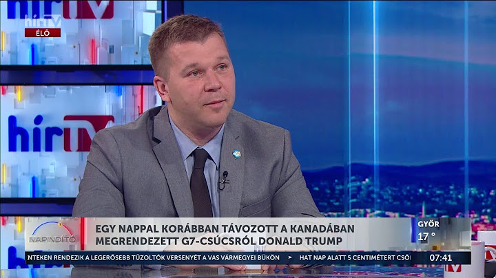 Egy nappal korábban távozott a Kanadában megrendezett G7-csúcsról Donald Trump - HírTV