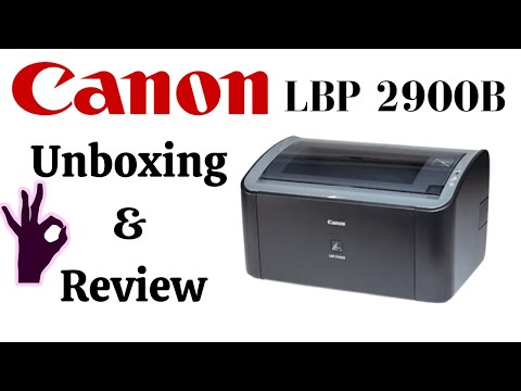 Canon lbp2900B review and unboxing (marathi) #canon #canonindia