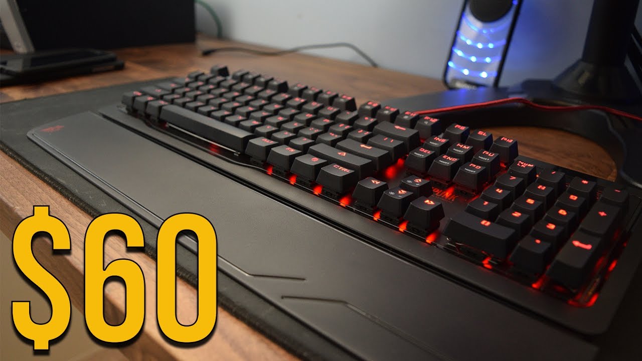 60 Mechanical Keyboard 1stplayer Steampunk Review Youtube