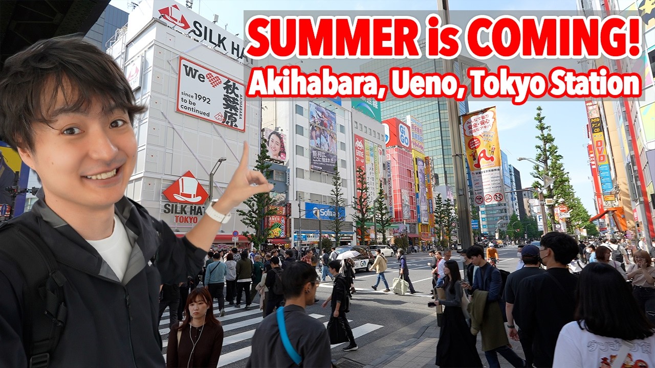 (Live) Travel Season Summer is Coming to Tokyo! Quieter Town after the Biggest Holiday in Japan!