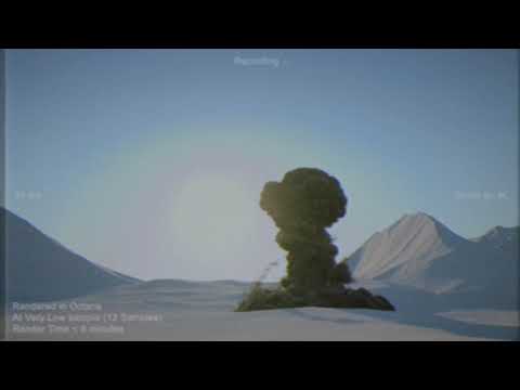 Cinema 4D Explosion - Turbulence FD & Octane Render (Tutorial Preview)