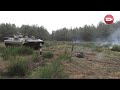 Обкатка танками на полигоне 11-й мехбригады