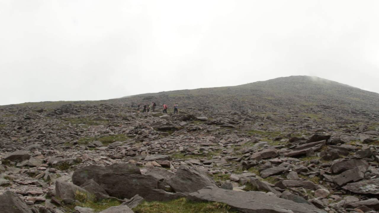 ireland map Carrauntoohil via Devil's Ladder