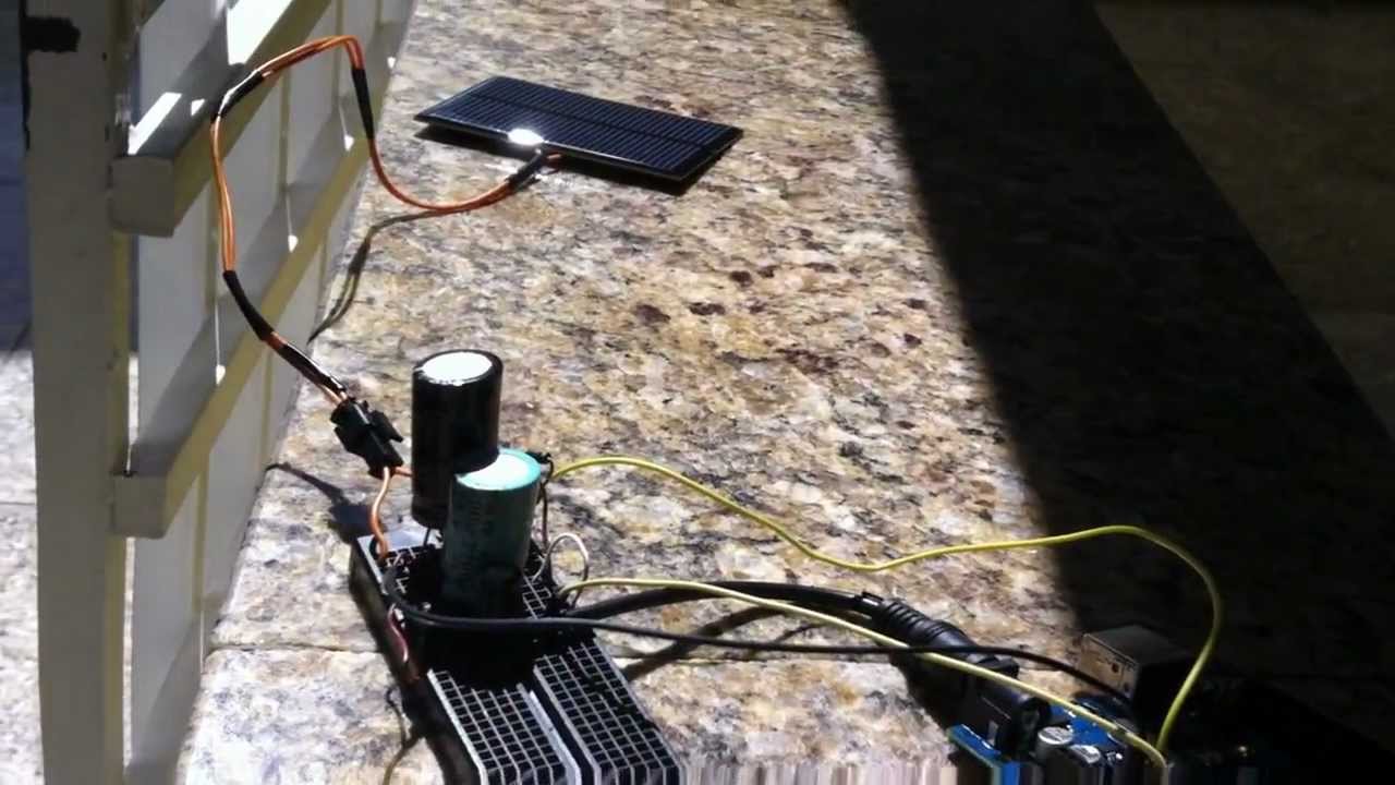 Arduino Powered by Solar Panel - YouTube
