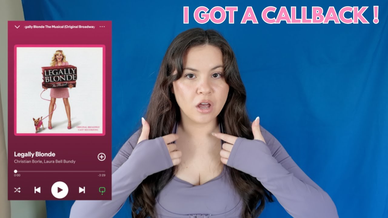 Auditioning for Legally Blonde the Musical 🎀 