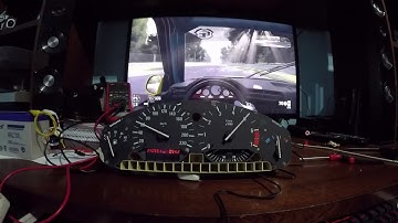 BMW e36 Cluster  Full test Pro Gauge v1