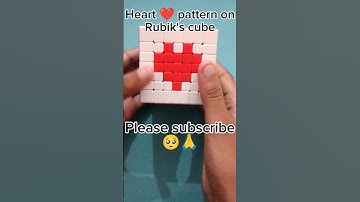 HEART PATTERN ON 7×7 RUBIK