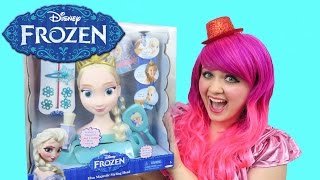 Disney Frozen Queen Elsa Majestic Styling Head | TOY REVIEW | KiMMi THE CLOWN