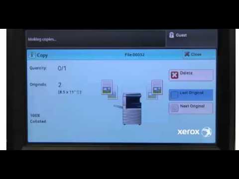 WorkCentre 5335 Copying a Booklet