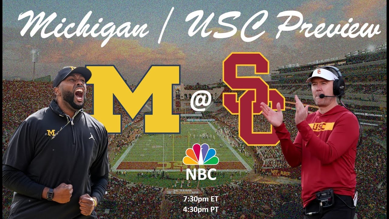 Michigan Wolverines at USC Trojans | 2025 College Football Preview