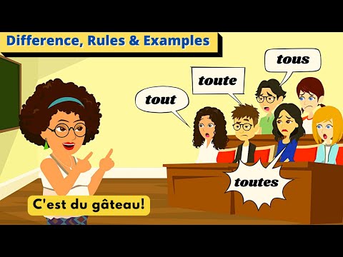 Tout Toute Tous Toutes Difference Rules Examples Learn French Grammar And Conversation