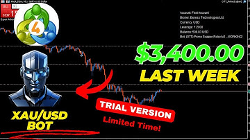 This Gold Scalping Forex AI Robot Made $3,400 in 1 Week – Full Breakdown!