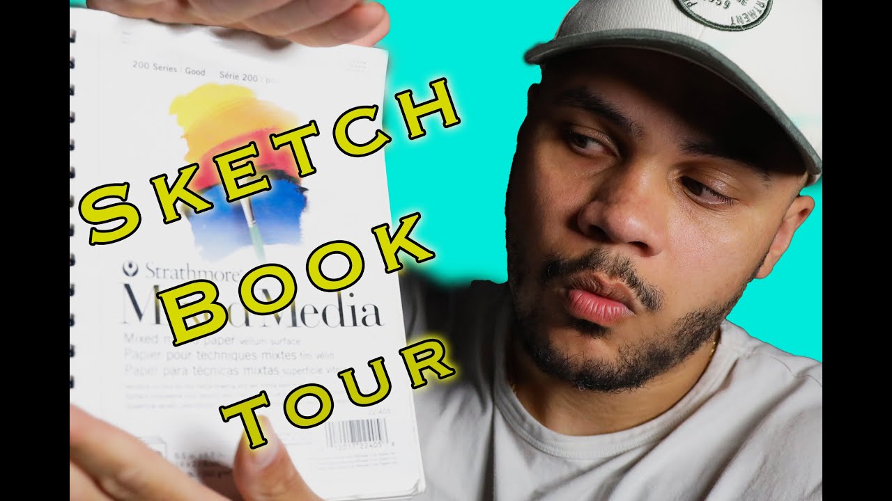 My Art Journey || My First Sketchbook Tour 2023 - YouTube