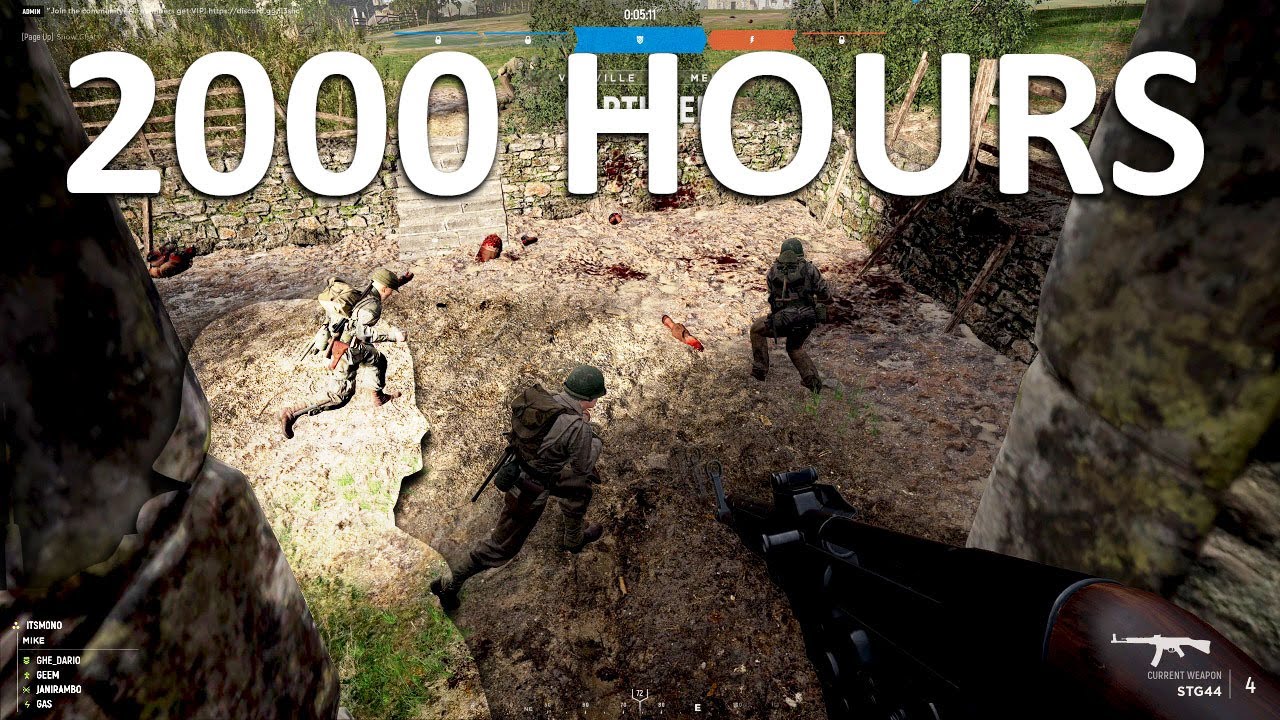 What 2000 hours of HELL LET LOOSE looks like...