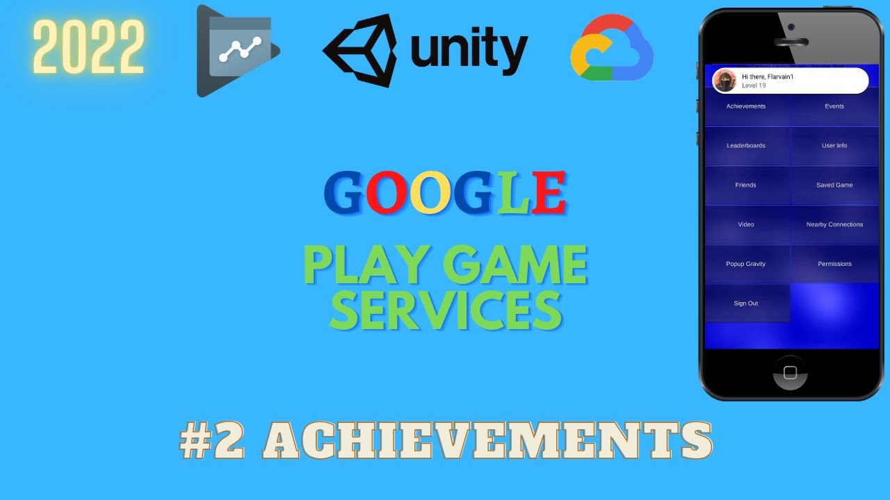 [2022] Google Play Game Services  #2 - Achievements