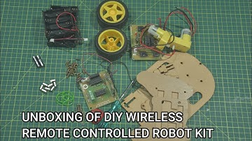Unboxing of DIY wireless remote controlled car robot | STEM Education Learning Kit | ROBO INDIA |