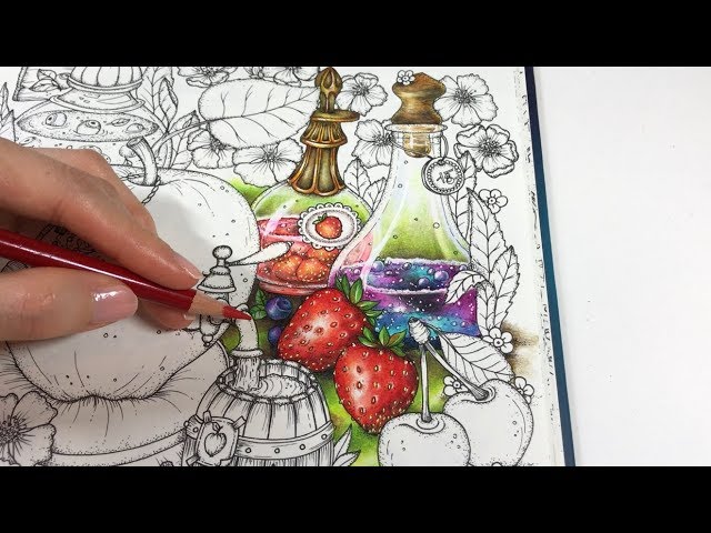 Fairy Potions - Part 1 | POTIONS AND STRAWBERRY COLORING