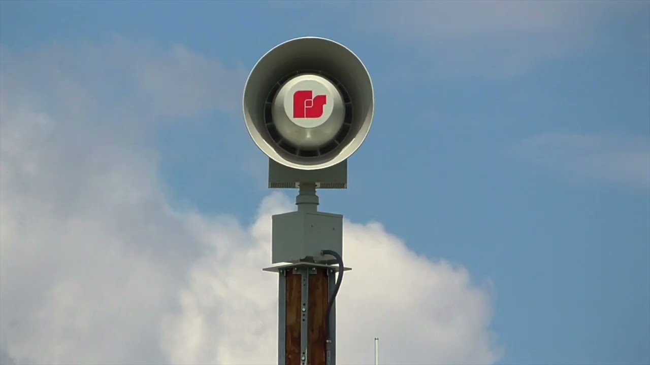 FS 2001-130 Siren Test - Alert Mode - Hallsville, MO
