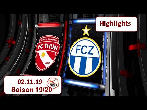 Highlights: FC Thun vs FC Zürich (02.11.19)