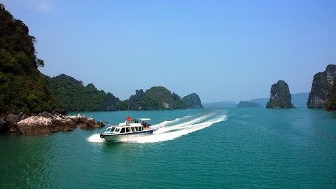 Hành trình  trên Tàu cao tốc đi cô tô.