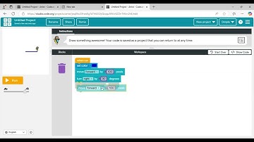 How to draw a square in artist lab of code.org