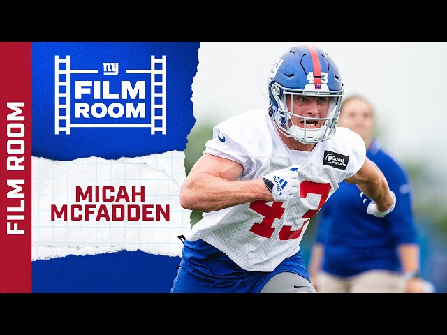 Film Room: Micah McFadden's Versatility & Leadership