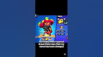Supercell Changed my Name 😭😱 #like #brawlstars #brawl #subscribe #supercell #music #name #change