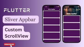 Flutter Sliver AppBar | Custom Scroll View | @ClutchCoders #flutter #dart #video #tutorial #vscode