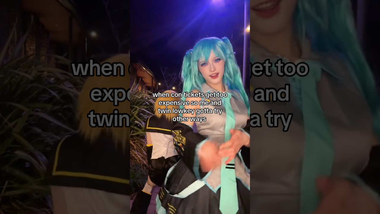 we are broke #cosplay #mikucosplay #rincosplay #vocaloid #cosplayer