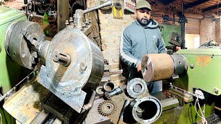 wonderful Process Of Making Gear Box For Harvester Machine|| How To Manufacturing Steel Body GearBox