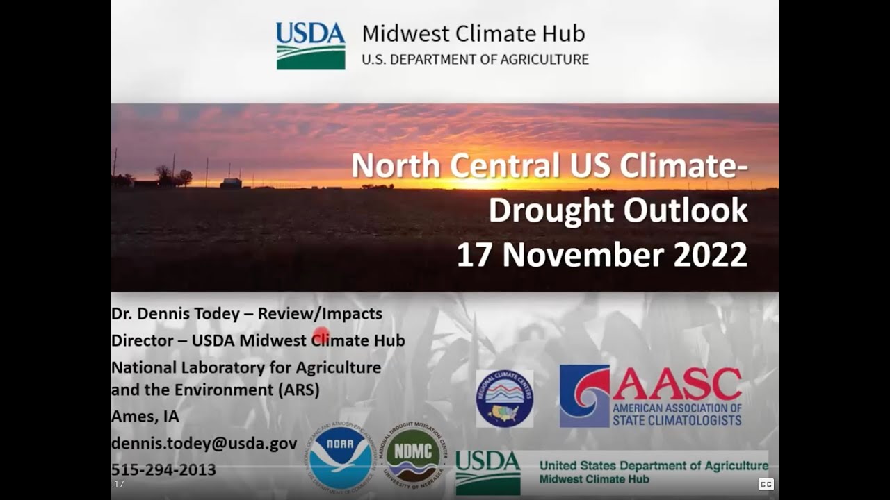 North Central US Climate and Drought Summary and Outlook - YouTube
