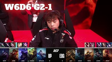 UP vs EDG - Game 1 | Week 6 Day 6 LPL Spring 2023 | Ultra Prime vs Edward Gaming G1