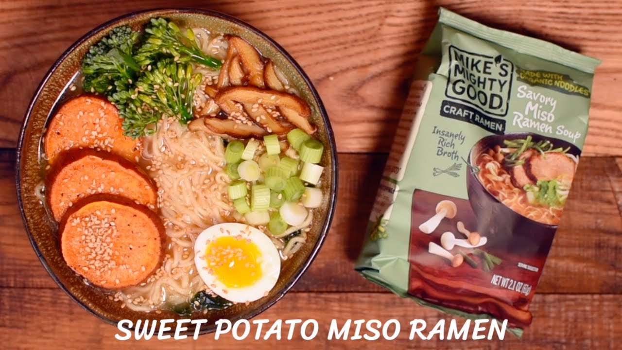 How To Make Sweet Potato Ramen - Savory Sweet Mike's Mighty Good