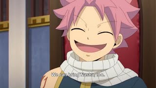Natsu and Gray want to take Nasha and Greige to Earth | Fairy Tail 100 Years Quest Episode 20