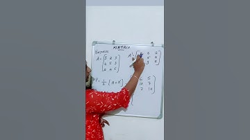 SUM OF SYMMETRIC & SKEW SYMMETRIC | MATRIX (PART -7)